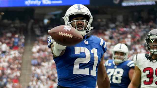 Indianapolis Colts running back Zack Moss